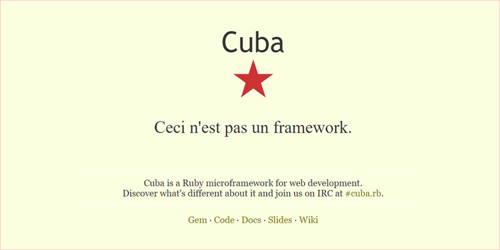 cuba framework