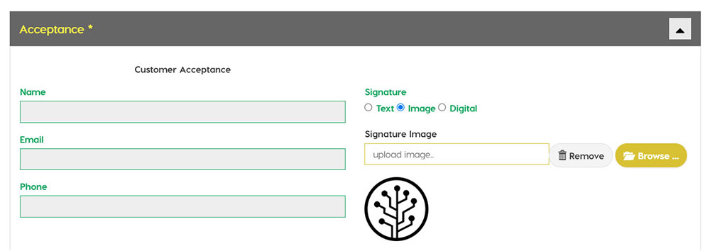 Adding signatories