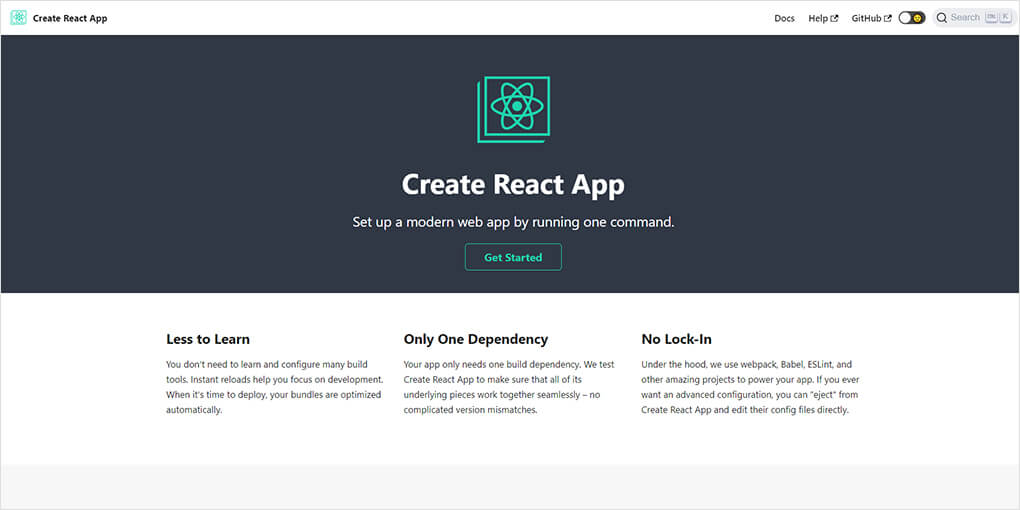 create react app