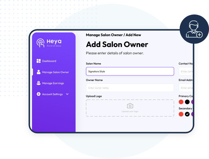 Add New Salon Owner