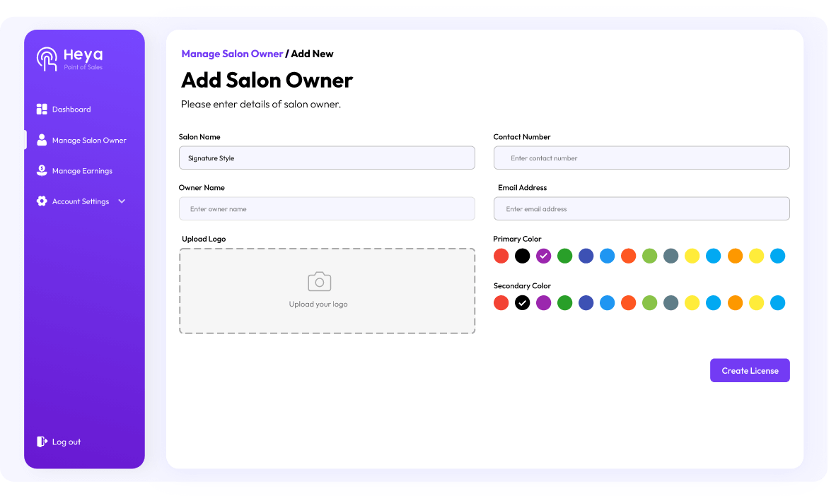 Salon CRM-portfolio