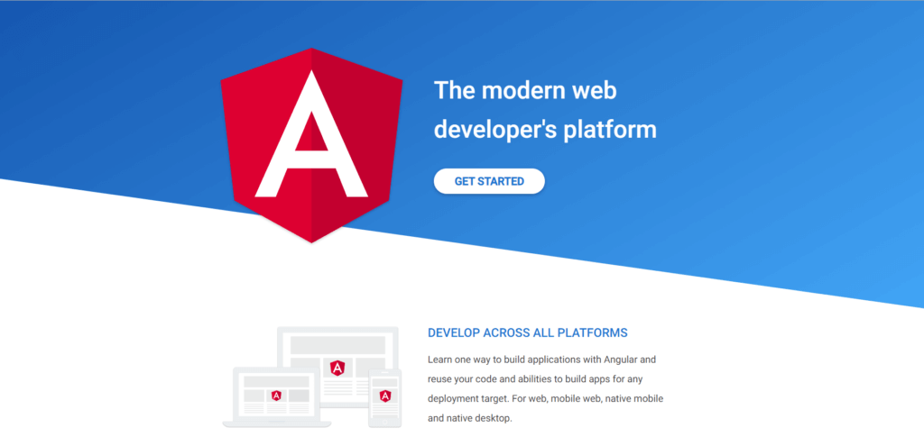 Angular web framework