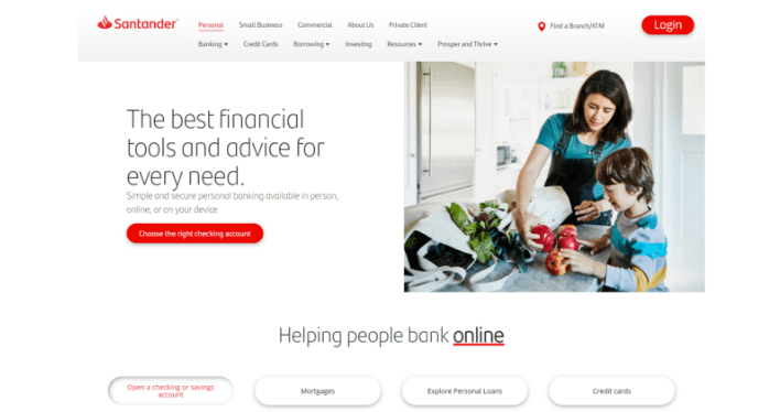 Santander Bank Online Banking Portal