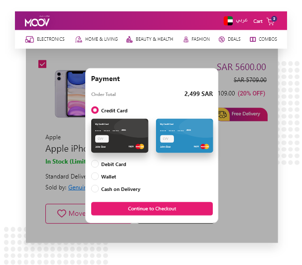 Multiple Payment Option