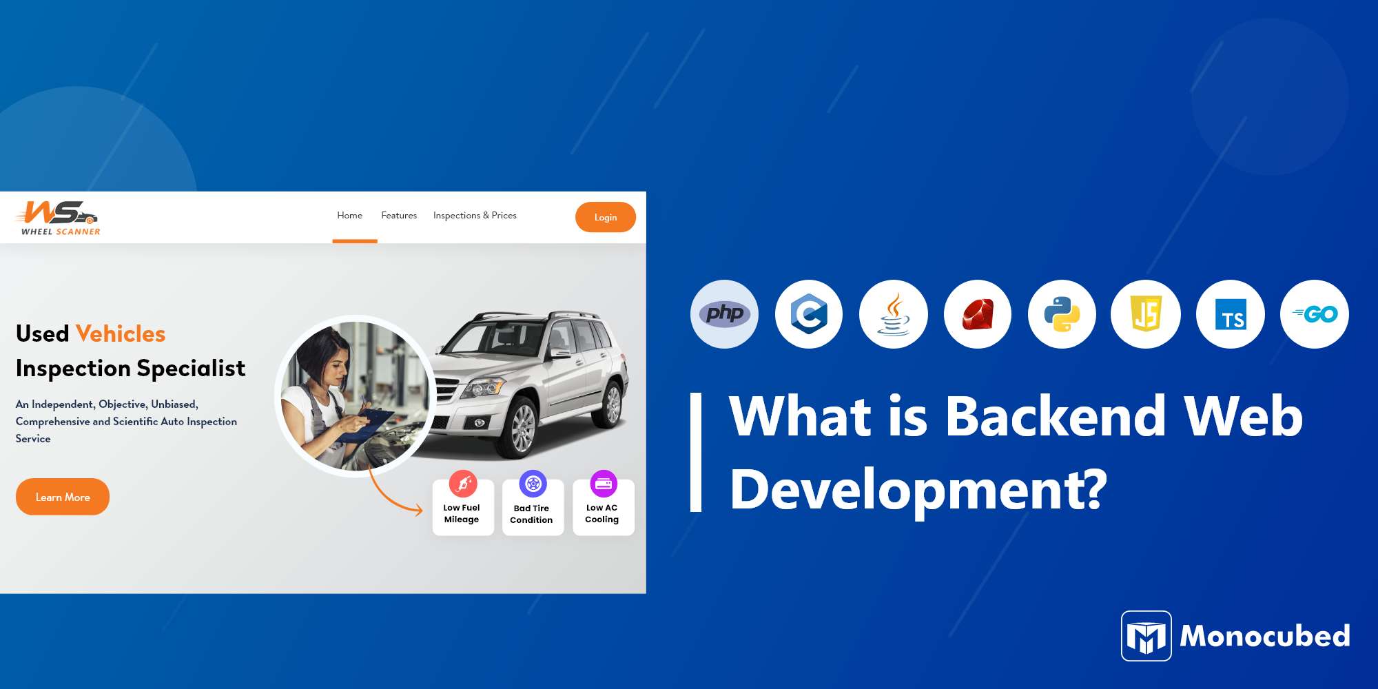 What is backend web development?