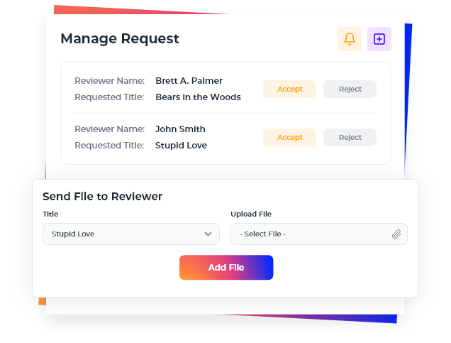 Manage Request of Reviewers