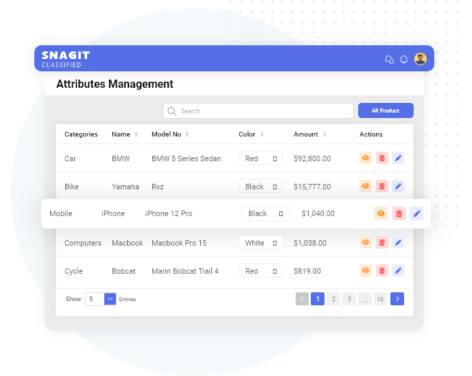 Attributes Management 