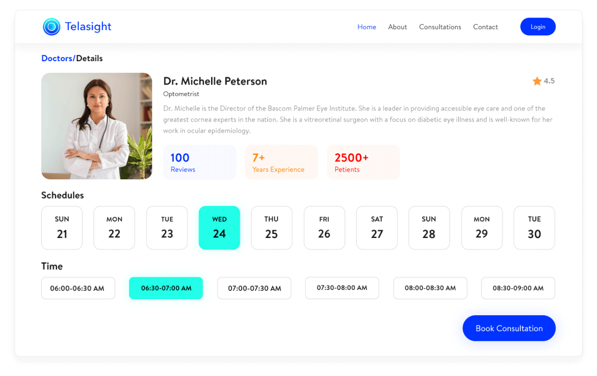 Telasight - Doctor Details