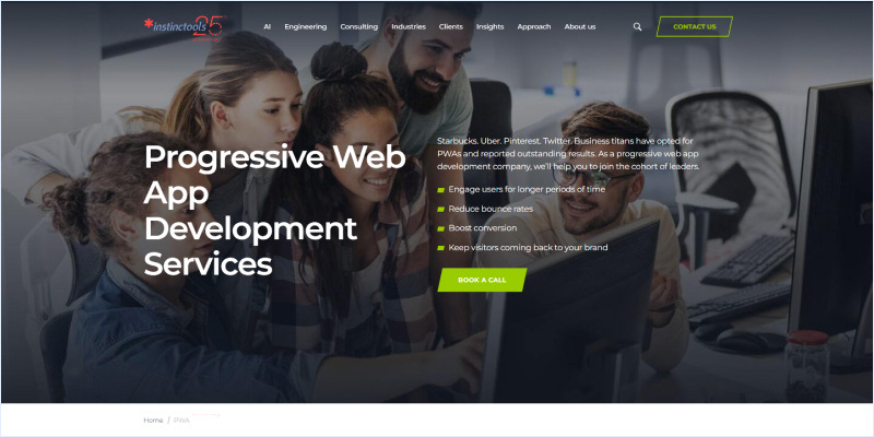 progressive web app agency